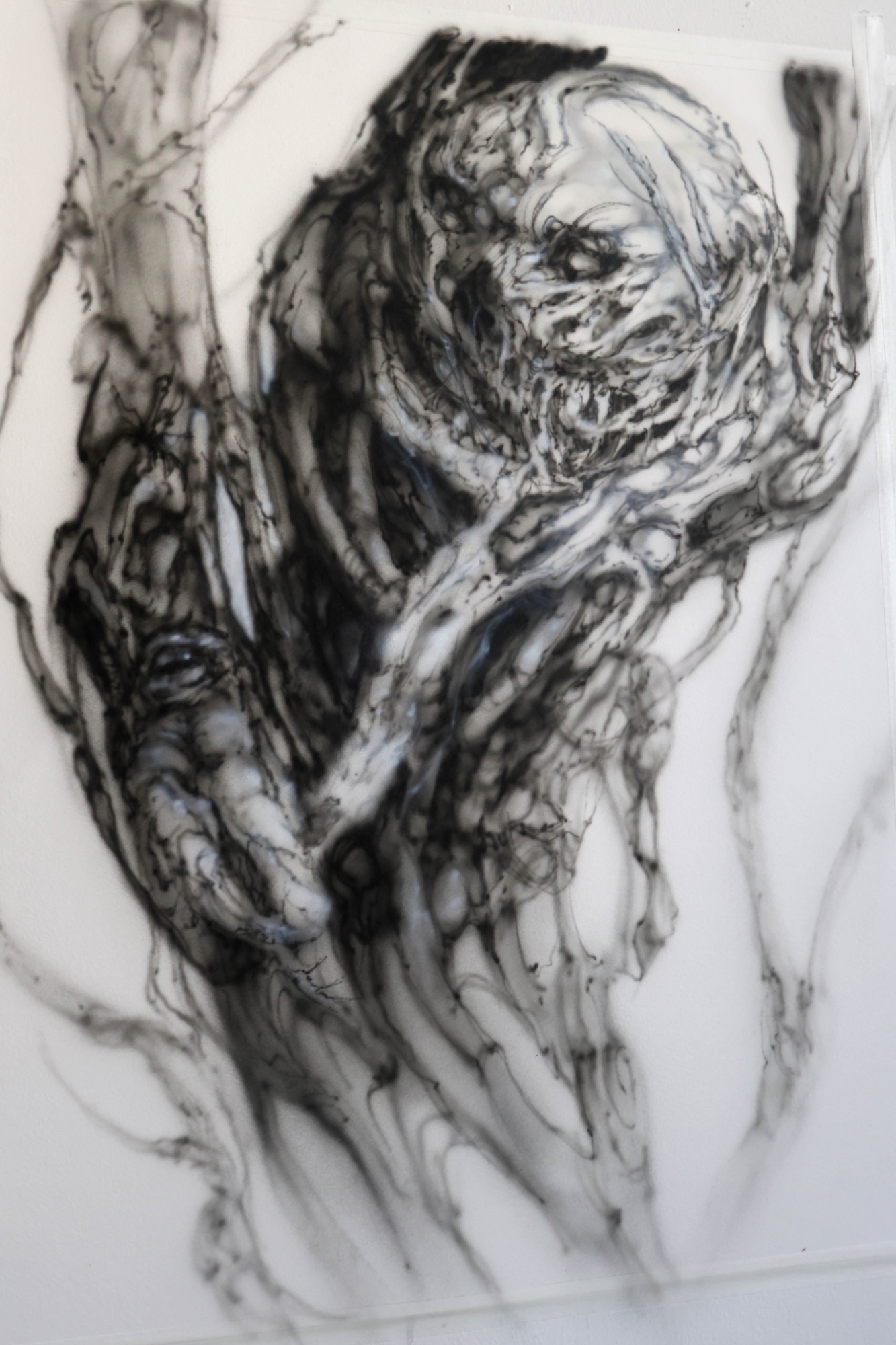 Demon Study, Detail, Finished Piece, Mark Worst