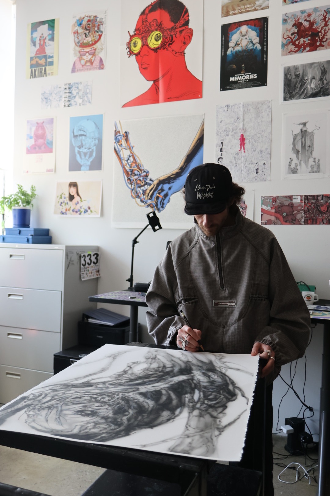 In the Studio, Process, Mark Worst
