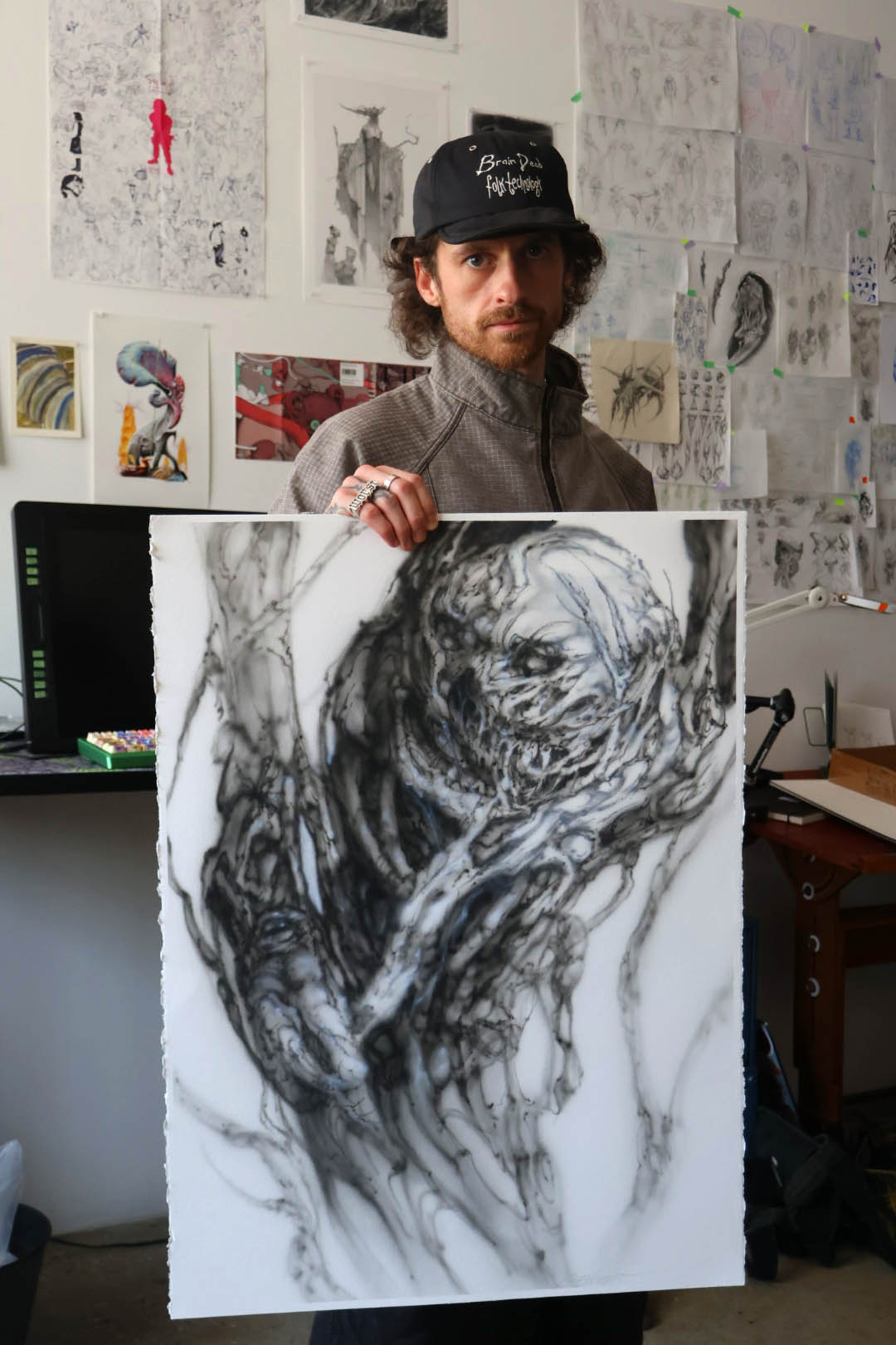 Demon Study, Alt View, Finished Piece, Mark Worst